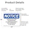 Signmission Work Zone No Trespassing All Suspicious OSHA Notice Sign, Aluminum, 24in W x 18in L, 2PK OS-2PACK-NS-A-1824-L-10797 - alternate 2